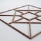 Ekena Millwork Large Jamestown Decorative Fretwork Wood Wall Panels, Walnut, 23 3/8"W x 23 3/8"H x 3/8"T WALW24X24X0375JTNWA - alternate 4